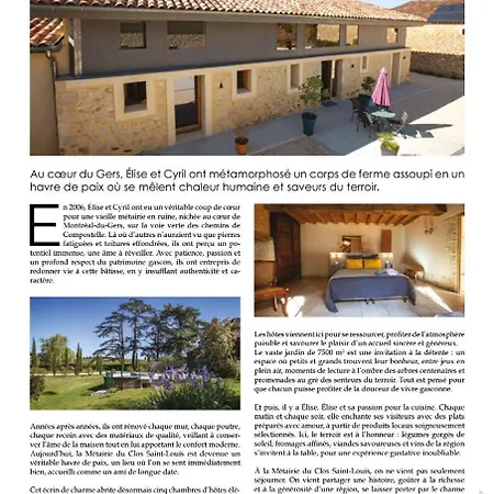 La Metairie Du Clos Saint Louis Nocleg ze śniadaniem Montréal